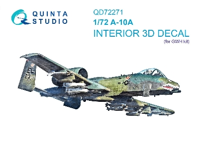 Fairchild A-10 A Thunderbolt Ii - 3d-printed & Coloured Interior (For Gwh Kits) - zdjęcie 1