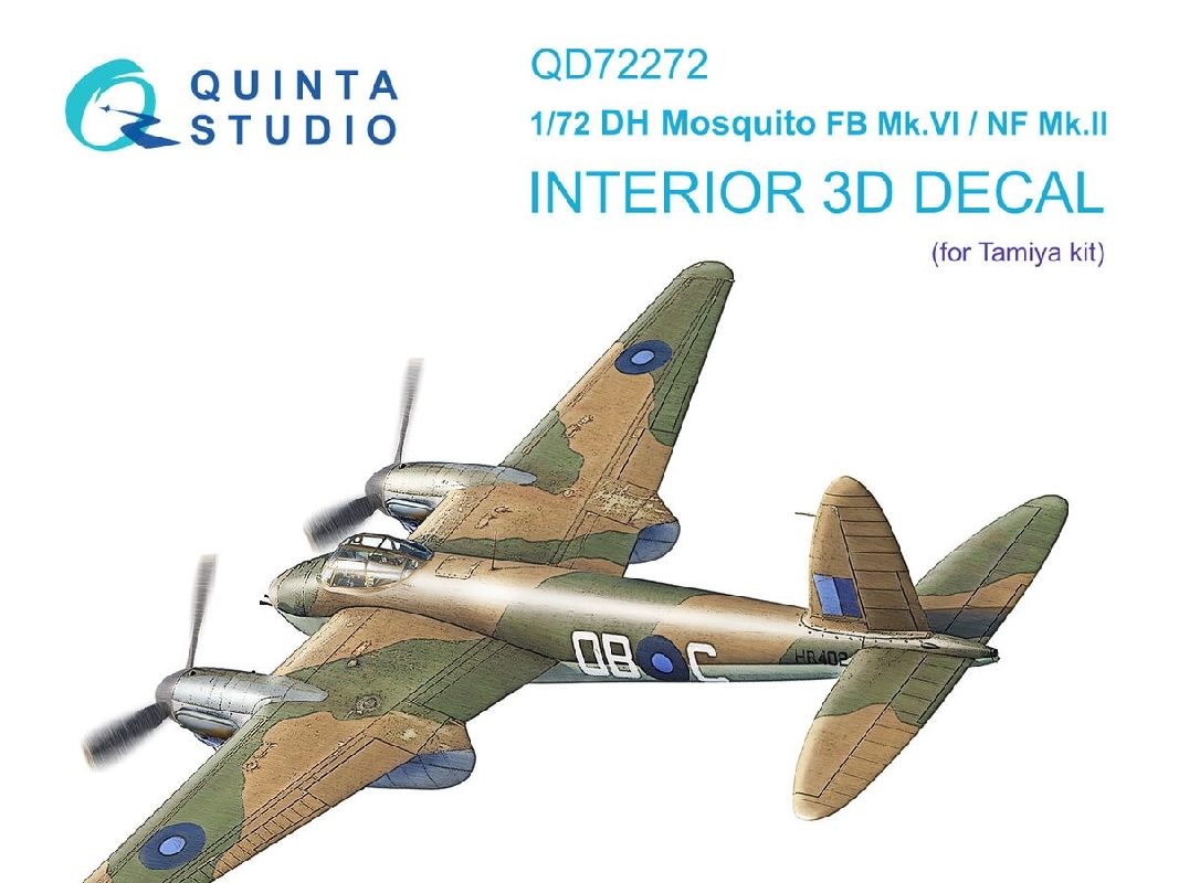 De Havilland Mosquito Fb Mk.Vi / Nf Mk.Ii - 3d-printed & Coloured Interior (For Tamiya Kits) - zdjęcie 1