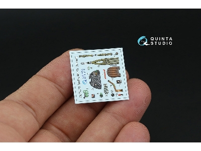 Supermarine Spitfire Mk.Vb - 3d-printed & Coloured Interior On Decal Paper (For Eduard Kits) - zdjęcie 3
