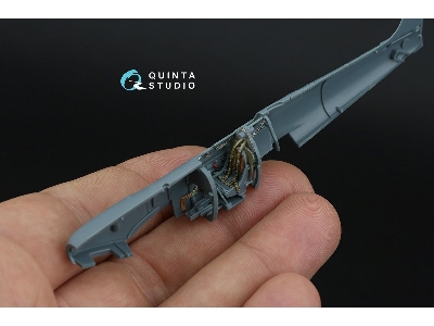 Supermarine Spitfire Mk.Vb - 3d-printed & Coloured Interior On Decal Paper (For Eduard Kits) - zdjęcie 7