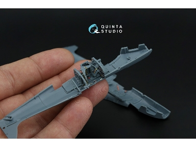 Supermarine Spitfire Mk.Vb - 3d-printed & Coloured Interior On Decal Paper (For Eduard Kits) - zdjęcie 9