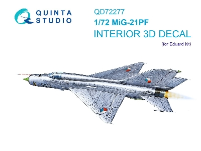 Mig-21 Pf - 3d-printed & Coloured Interior (For Eduard Kits) - zdjęcie 1