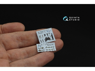 Messerschmitt Bf-109 K-4 - 3d-printed & Coloured Interior On Decal Paper (For Eduard Kits) - zdjęcie 2
