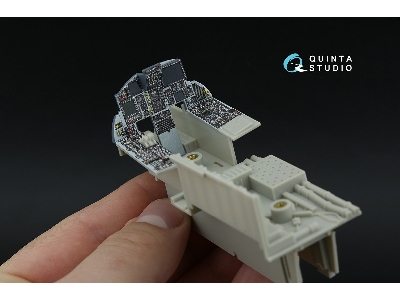 Mcdonnell Douglas F-15 C Pad-upgraded - 3d-printed & Coloured Interior On Decal Paper With 3d-printed Resin Parts (For Tamiya Ki