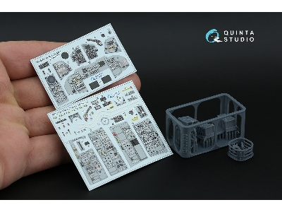 Panavia Tornado Gr.1 - 3d-printed & Coloured Interior With 3d-printed Parts (Small Version / For Italeri Kits) - zdjęcie 2