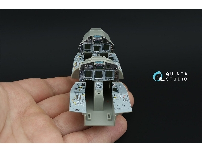 Eurofighter Typhoon Ef-2000 B / T Twin-seater - 3d-printed & Coloured Interior (For Trumpeter Kits / Small Version) - zdjęcie 8