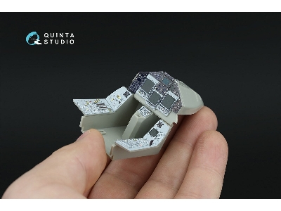 Eurofighter Typhoon Ef-2000 / 2000 A Single-seater - 3d-printed & Coloured Interior (For Trumpeter Kits / Small Version) - zdję