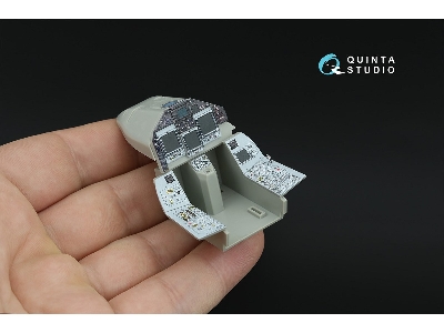 Eurofighter Typhoon Ef-2000 / 2000 A Single-seater - 3d-printed & Coloured Interior (For Trumpeter Kits / Small Version) - zdję
