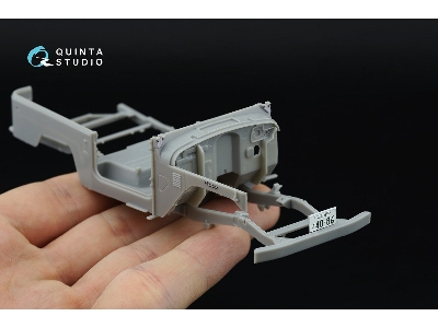 Toyota Fj43 Land Cruiser Series - 3d-printed & Coloured Interior (Small Version / For Ak Interactive Kits) - zdjęcie 7