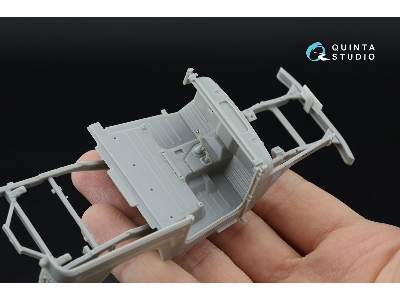 Toyota Fj43 Land Cruiser Series - 3d-printed & Coloured Interior (Small Version / For Ak Interactive Kits) - zdjęcie 8