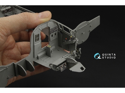 Heinkel He-111 H-6 - 3d-printed & Coloured Interior (Small Version / For Border Model Kits) - zdjęcie 7