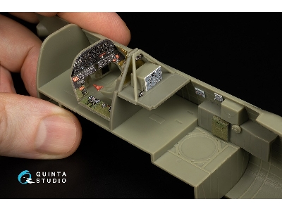 Vultee Mk.Ii Vengeance - 3d-printed & Coloured Interior (Small Version / For Dora Wings Kits) - zdjęcie 5