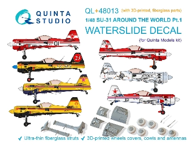 Sukhoi Su-31 Around The World Part 1 With 3d-printed And Fiberglass Resin Parts (For Quinta Studio Kits) - zdjęcie 1