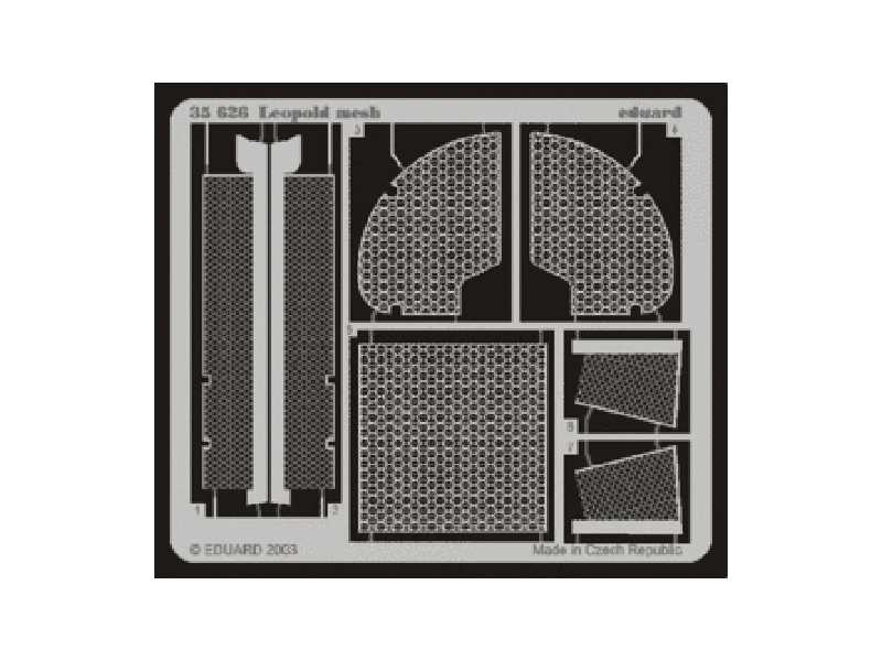 Leopold mesh 1/35 - Dragon - blaszki - zdjęcie 1 Leopold mesh 1/35 - Dragon - blaszki - zdjęcie 1