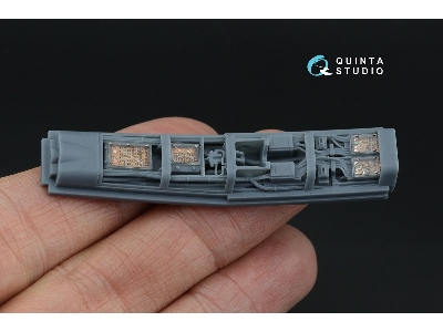 Sukhoi Su-30 Sm - Air Brake Bay With Avionics & Circuit Breaker Panels With 3d-printed Resin Parts (For Zvezda Kits) - zdjęcie 