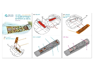 Sukhoi Su-30 Sm - Air Brake Bay With Avionics & Circuit Breaker Panels With 3d-printed Resin Parts (For Zvezda Kits) - zdjęcie 