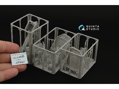 Sukhoi Su-30 Sm - Complete Wheel Wells With 3d-printed Resin Parts (For Zvezda Kits) - zdjęcie 2