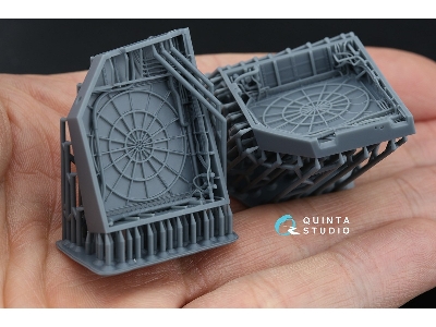 Sukhoi Su-30 Sm - Complete Wheel Wells With 3d-printed Resin Parts (For Zvezda Kits) - zdjęcie 8