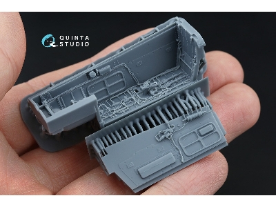 Sukhoi Su-30 Sm - Complete Wheel Wells With 3d-printed Resin Parts (For Zvezda Kits) - zdjęcie 9