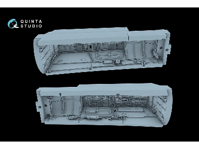 Sukhoi Su-30 Sm - Complete Wheel Wells With 3d-printed Resin Parts (For Zvezda Kits) - zdjęcie 11