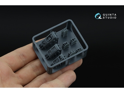 Sukhoi Su-25 Frogfoot - Dorsal Avionics Bays (For Zvezda Kits / With 3d-printed Parts) - zdjęcie 6