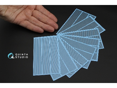 Black Stripes Waterlines - Width 0.3 Mm / Length 2820 Mm (For All Kits) - zdjęcie 2