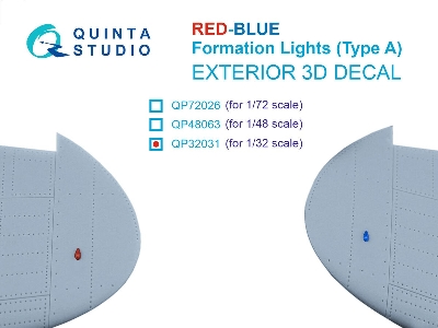 Red-blue Formation Lights - Type A (For All Kits) - zdjęcie 1