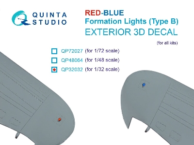 Red-blue Formation Lights - Type B (For All Kits) - zdjęcie 1