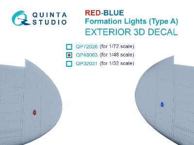 Red-blue Formation Lights - Type A (For All Kits) - zdjęcie 1