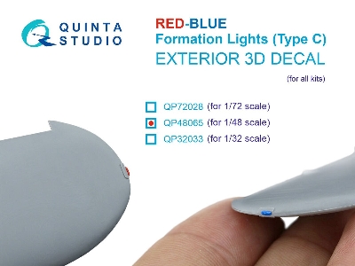 Red-blue Formation Lights - Type C (For All Kits) - zdjęcie 1