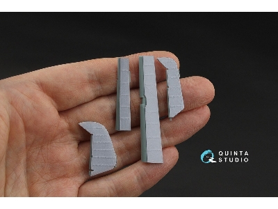 Messerschmitt Bf-109 E - Control Surfaces (For Dragon Kits) - zdjęcie 5