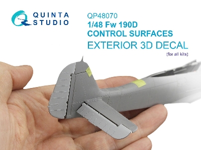 Focke-wulf Fw-190 D - Control Surfaces (For All Kits) - zdjęcie 1
