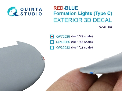 Red-blue Formation Lights - Type C (For All Kits) - zdjęcie 2