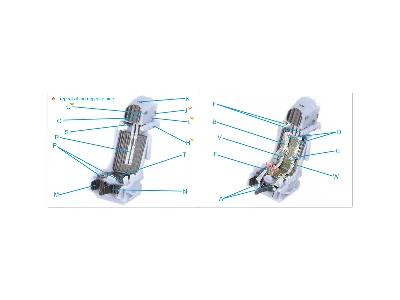 K-36dm Series2 (Early) Ejection Seat - For Mig-29, Mig-31, Su-27, Su-33 Aircraft Until 2007 (For All Kits) - zdjęcie 8