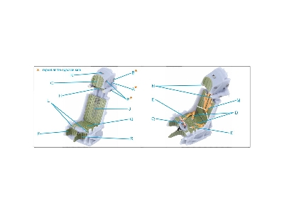 K-36l (Late) Ejection Seat - For Su-25 / Su-25sm Aircraft Since 2008 (For All Kits) - zdjęcie 8