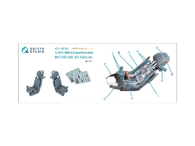 K-36d-3,5 Ejection Seats (2 Pcs) For Su-30 Family And Su-34 (For All Kits / 3d-printed) - zdjęcie 8