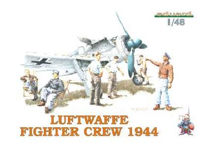  LUFTWAFFE FIGHTER CREW 1944 1/48 - figurki - zdjęcie 1