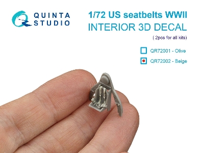 Us Wwii Seatbelts - Beige Color For 2 Seats (For All Kits) - zdjęcie 1