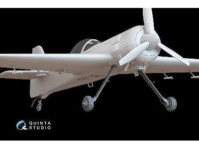Sukhoi Su-31 - Landing Gear & Wheels With Pe And Fiberglass Parts (For Quinta Studio Kits) - zdjęcie 2