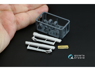 Sukhoi Su-31 - Landing Gear & Wheels With Pe And Fiberglass Parts (For Quinta Studio Kits) - zdjęcie 5