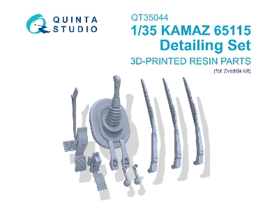 Kamaz 65115 - 3d-printed Detailing Set (For Zvezda Kits) - zdjęcie 1