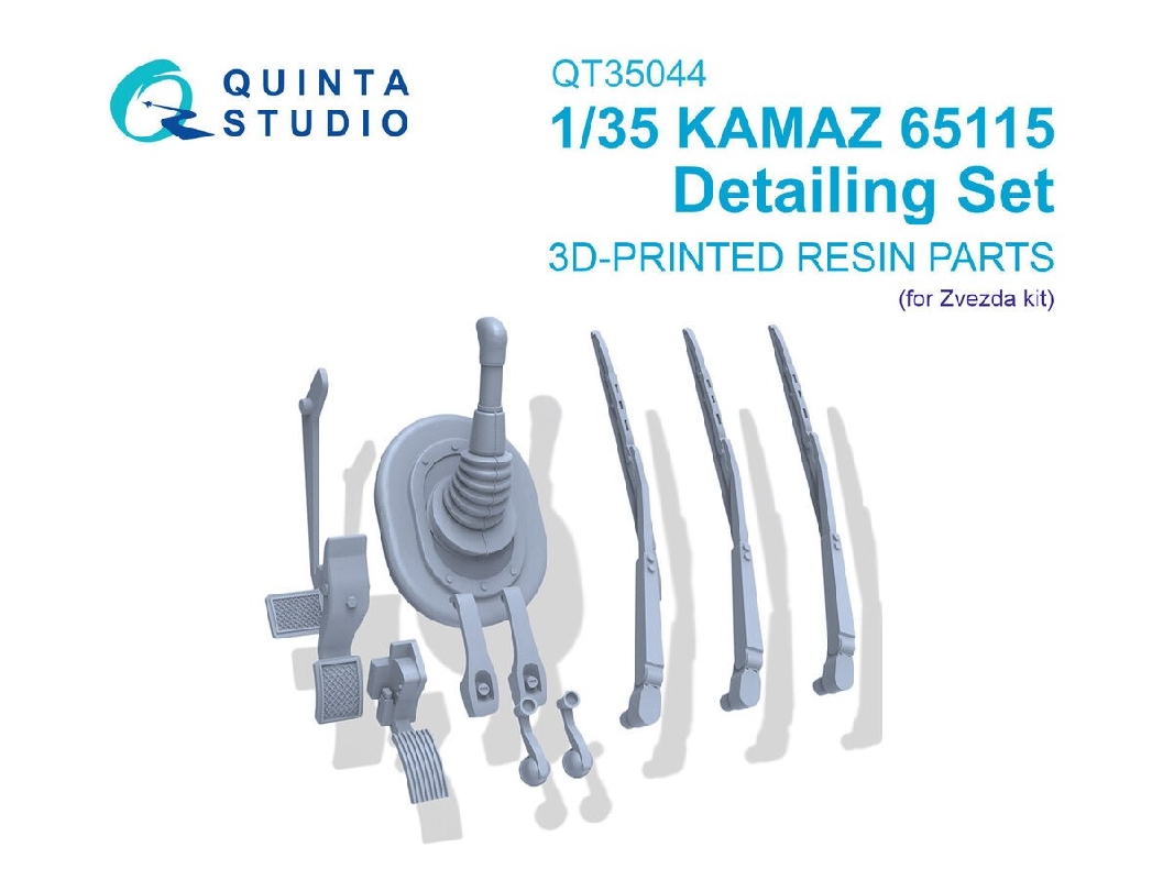 Kamaz 65115 - 3d-printed Detailing Set (For Zvezda Kits) - zdjęcie 1