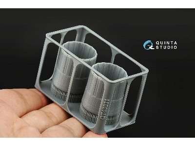 Sukhoi Su-30 Sm - Exhaust Nozzles / Afterburner Position (For Zvezda Kits / 3d-printed) - zdjęcie 4