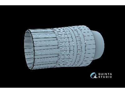 Sukhoi Su-30 Sm - Exhaust Nozzles / Afterburner Position (For Zvezda Kits / 3d-printed) - zdjęcie 6