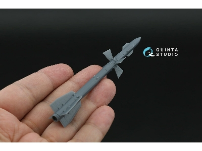 R-27er Air-to-air Missiles With Launchers - 3d-printed (2 Pcs / For All Kits) - zdjęcie 4