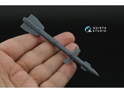 R-27er Air-to-air Missiles With Launchers - 3d-printed (2 Pcs / For All Kits) - zdjęcie 5