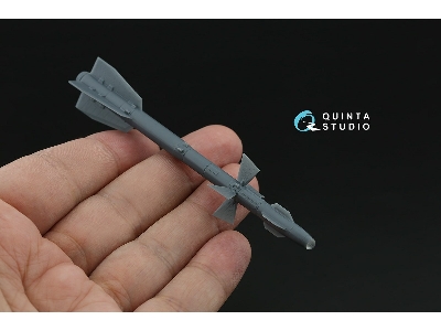 R-27et Air-to-air Missiles With Launchers - 3d-printed (2 Pcs / For All Kits) - zdjęcie 5