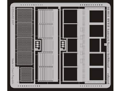  LVT-2 Amtrack louver bulkhead 1/35 - Italeri - blaszki - zdjęcie 1