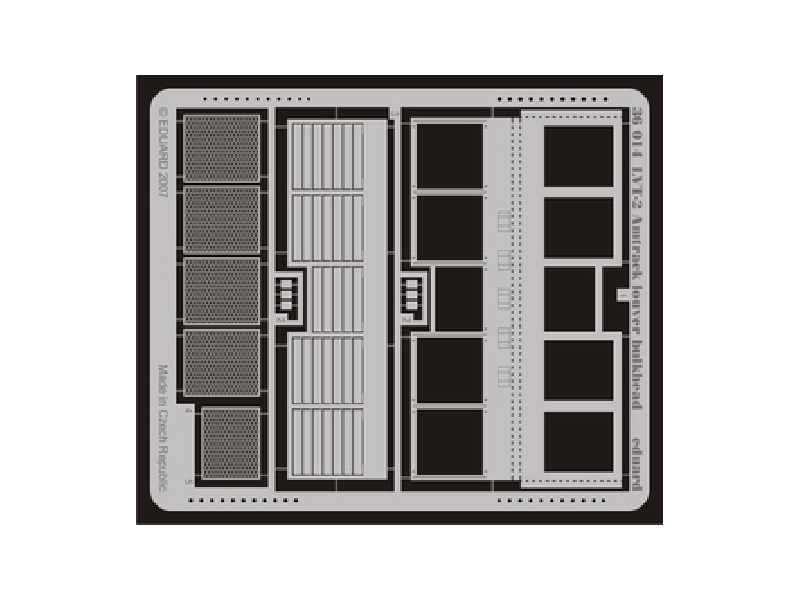 LVT-2 Amtrack louver bulkhead 1/35 - Italeri - blaszki - zdjęcie 1 LVT-2 Amtrack louver bulkhead 1/35 - Italeri - blaszki - zdjęcie 1