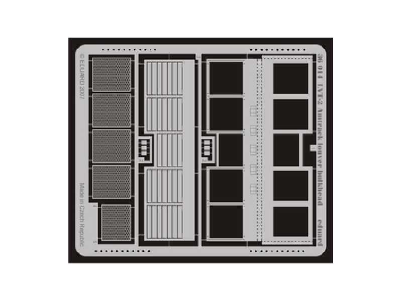  LVT-2 Amtrack louver bulkhead 1/35 - Italeri - blaszki - zdjęcie 1